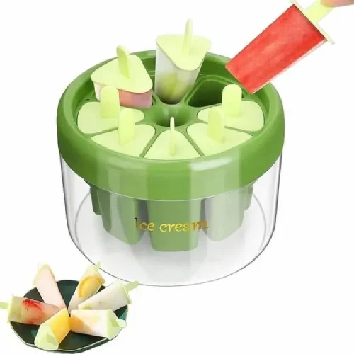 8 in 1 Popsicle Ice Mold - DIY Ice Cream Maker for Home