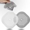 1PCS Silicone Drain Cover with Suction Base – Hair Catcher for Sink & Shower