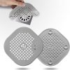 1PCS Silicone Drain Cover with Suction Base – Hair Catcher for Sink & Shower