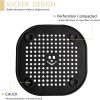 1PCS Silicone Drain Cover with Suction Base – Hair Catcher for Sink & Shower