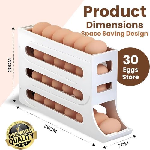 4 Layer Rolling Egg Rack
