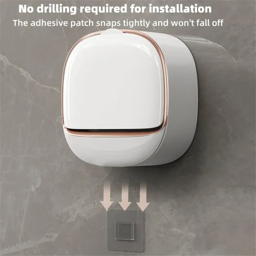 Luxury Soap Holder with Drain Tray | Waterproof Soap Dish for Bathroom