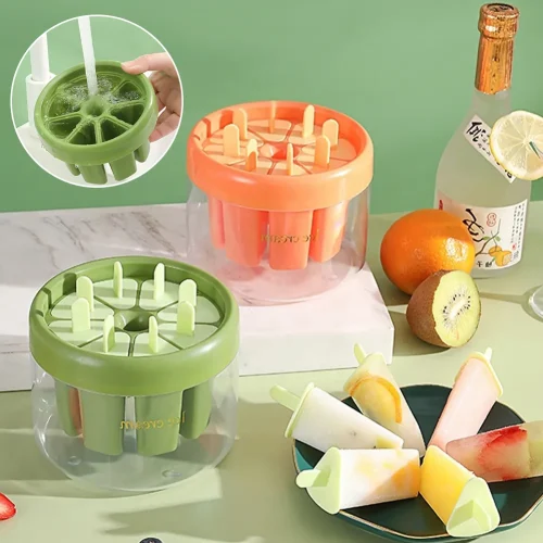 8 in 1 Popsicle Ice Mold - DIY Ice Cream Maker for Home