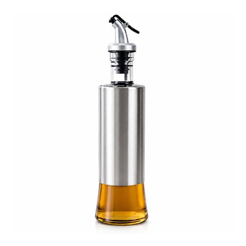Oil Dispenser Bottle with Pour Spout for Kitchen Cooking & Storage - 1pc