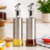 Oil Dispenser Bottle with Pour Spout for Kitchen Cooking & Storage - 1pc