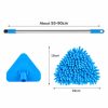 Microfiber Triangle Mop with Extendable Handle for Floor, Wall & Corner Cleaning